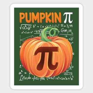 Pi Day Gift Pumpkin Pie Sticker